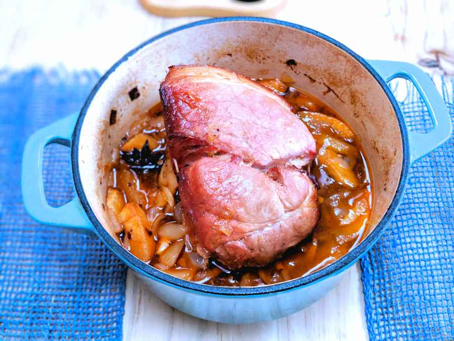 Apple Cider Braised Gammon Recipe Cuisine Fiend