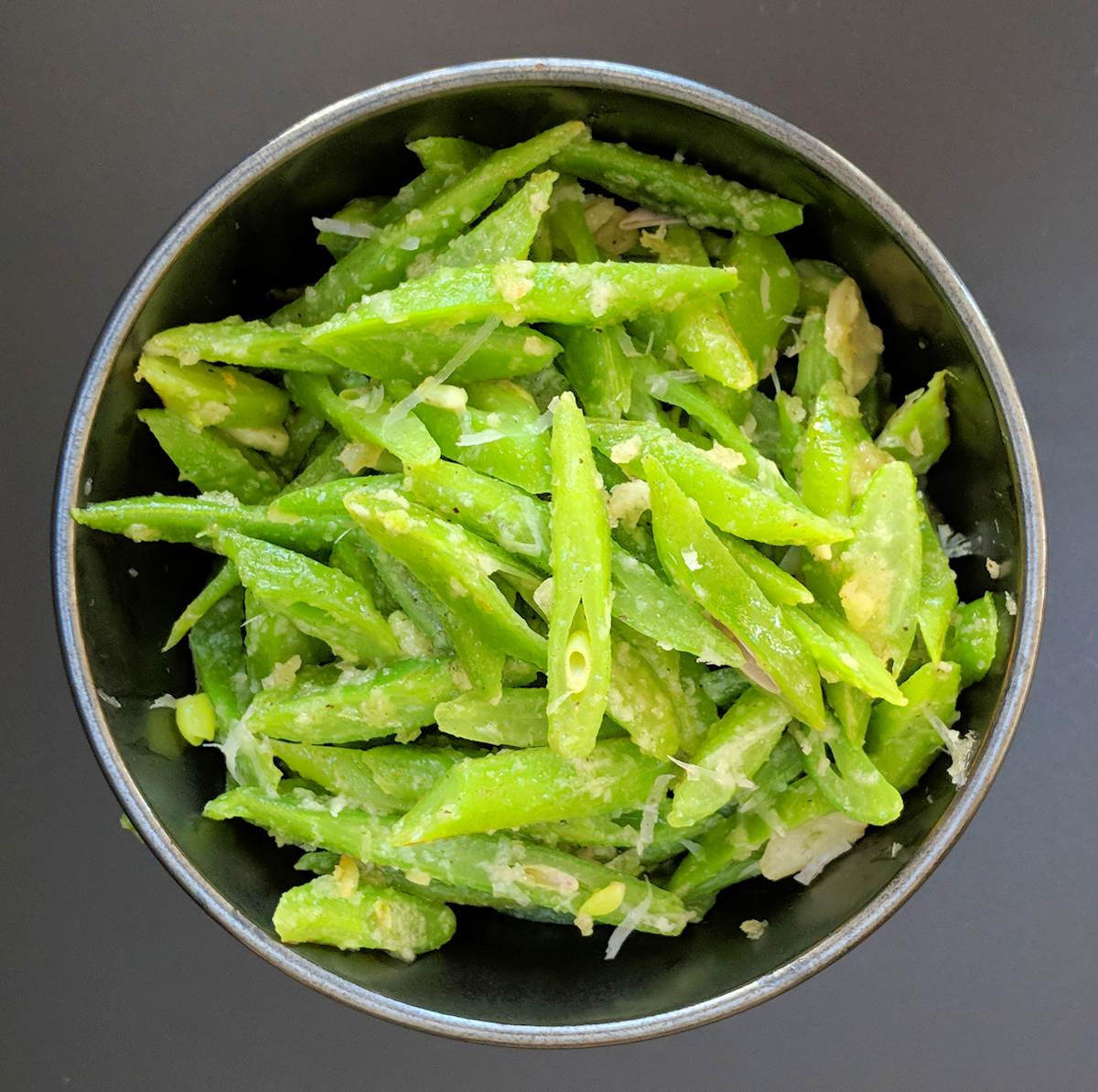 garlicky runner beans cuisinefiend.com