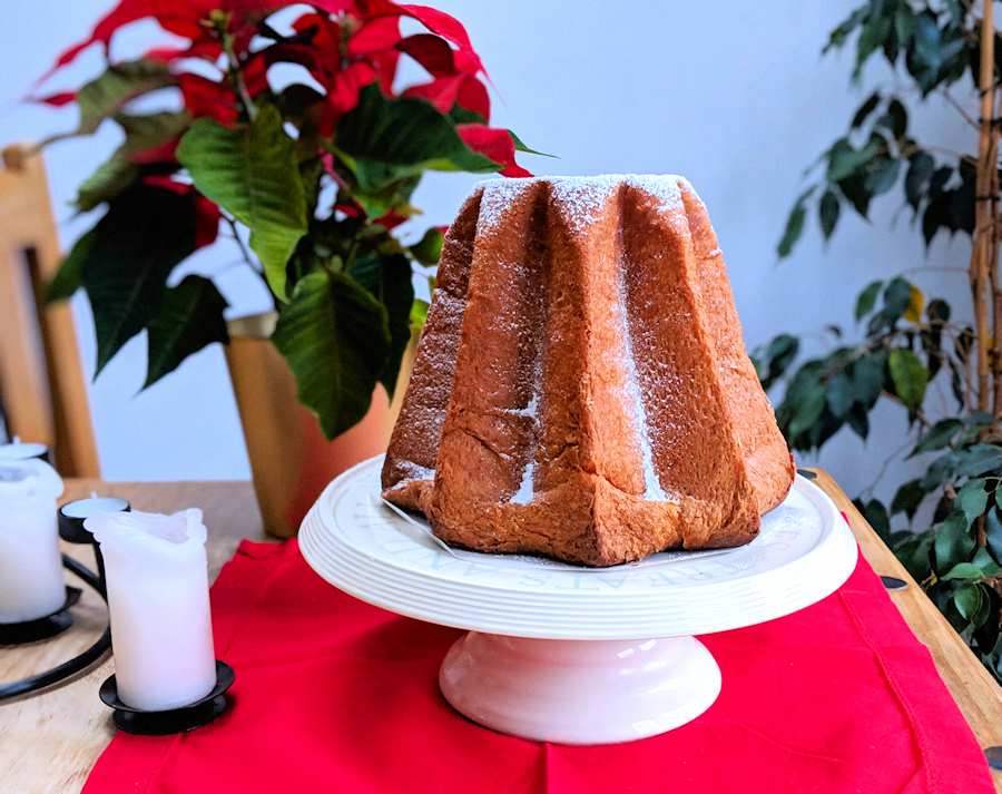 Pandoro Italian Christmas Cake Recipe - An Italian in my Kitchen