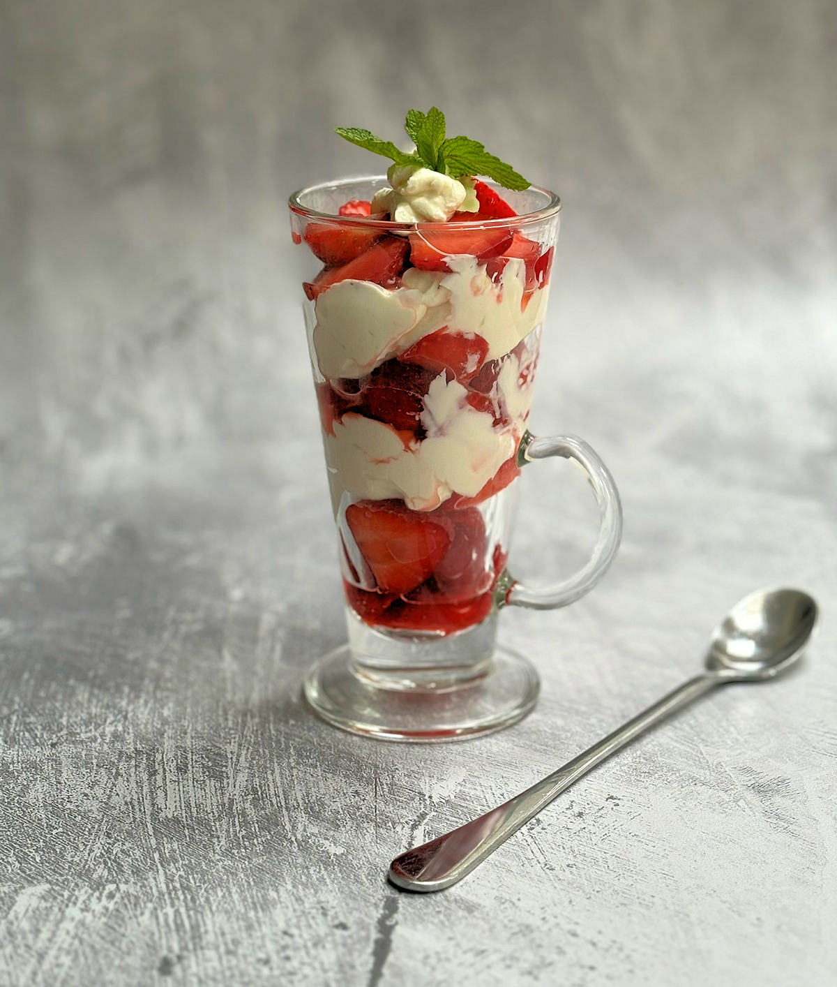 strawberries and whipped labneh cuisinefiend.com